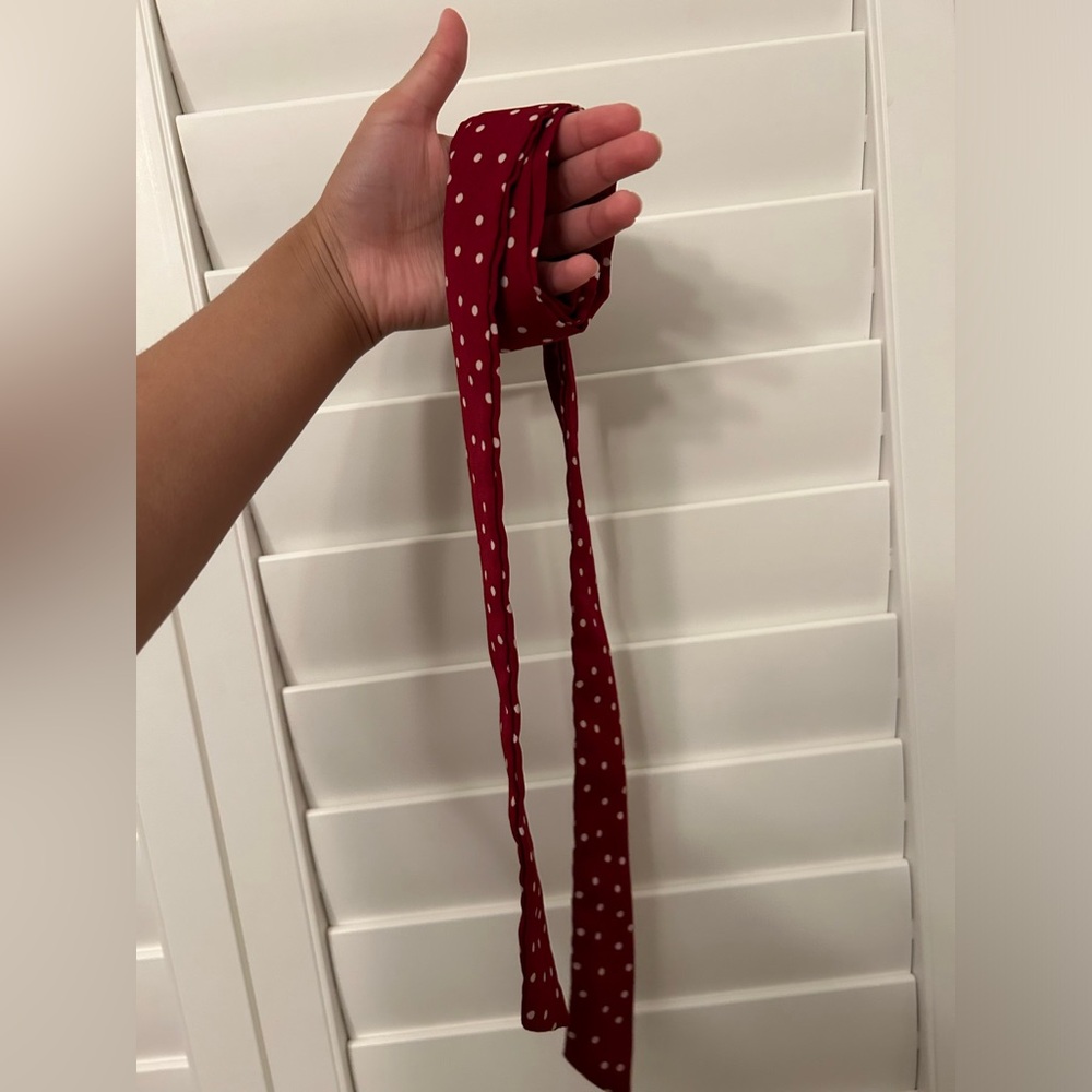 SHEIN Red With White Polka Dots Dress - Picture 11 of 11